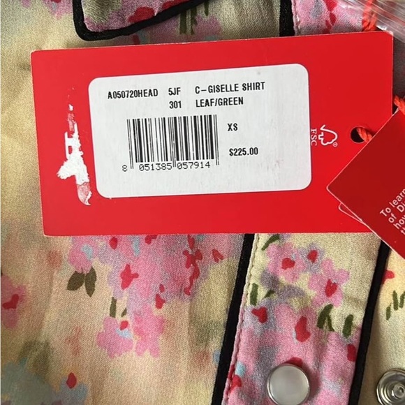 RARE - Diesel Floral Button-Up Blouse - Picture 4 of 4